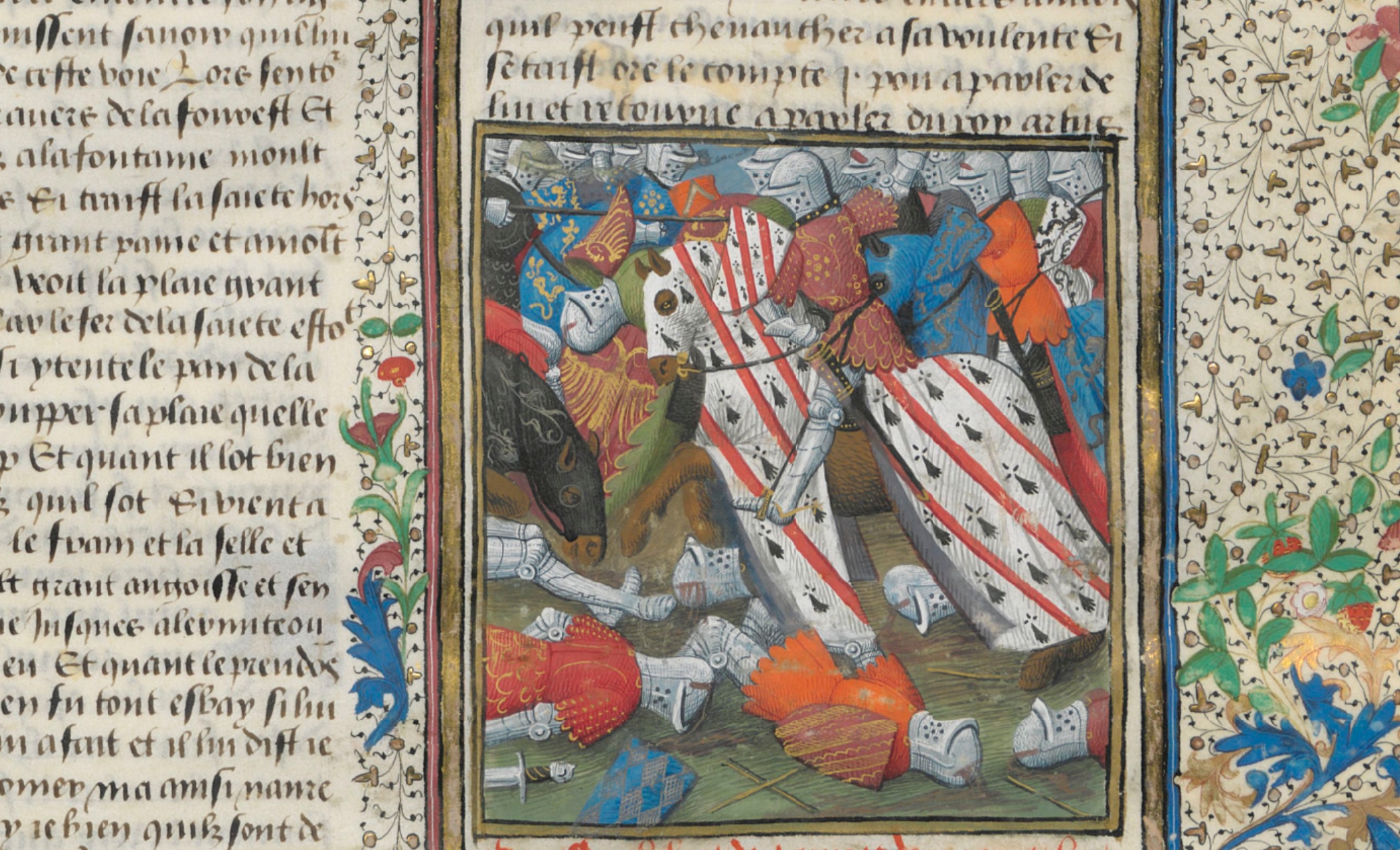 BNF - Français 116 - Lancelot en prose - f.694r - Bohort