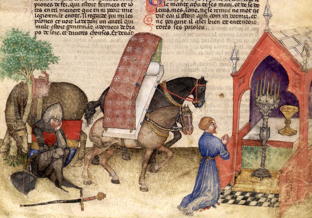 Lancelot à la Chapelle du Graal