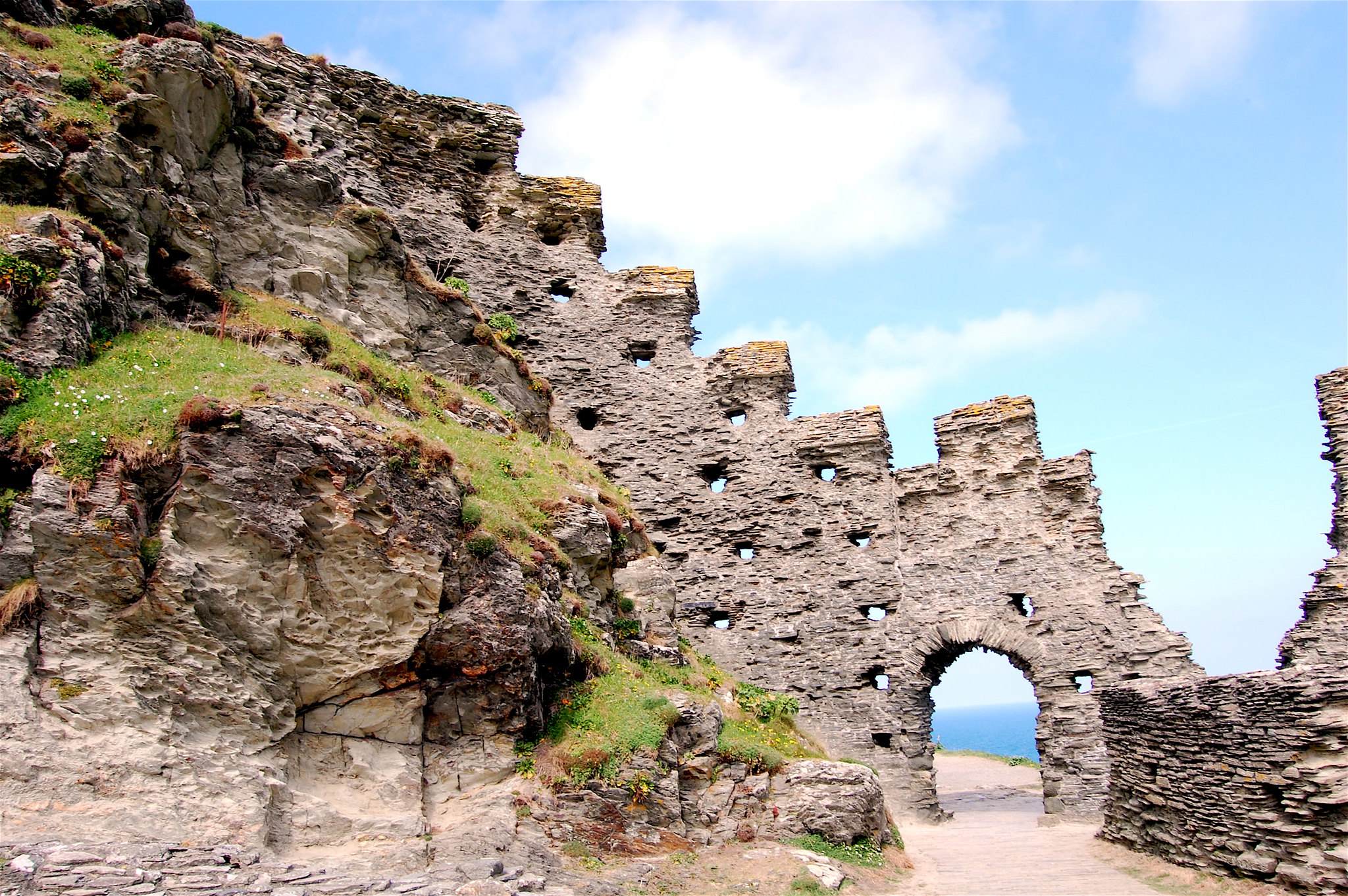 Tintagel Castle, galerie Flickr de Chris Bertram