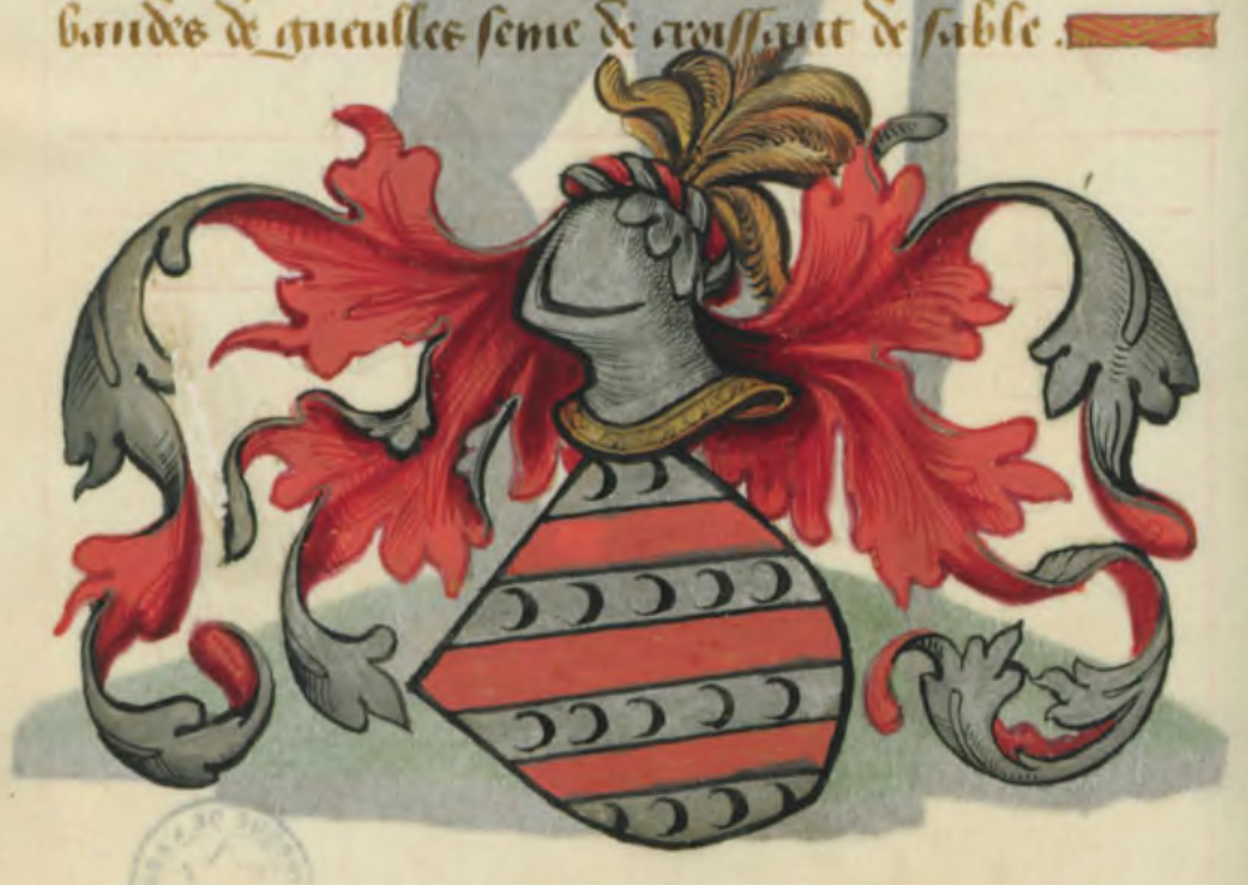 Blason de Blioberis de Gaunes
