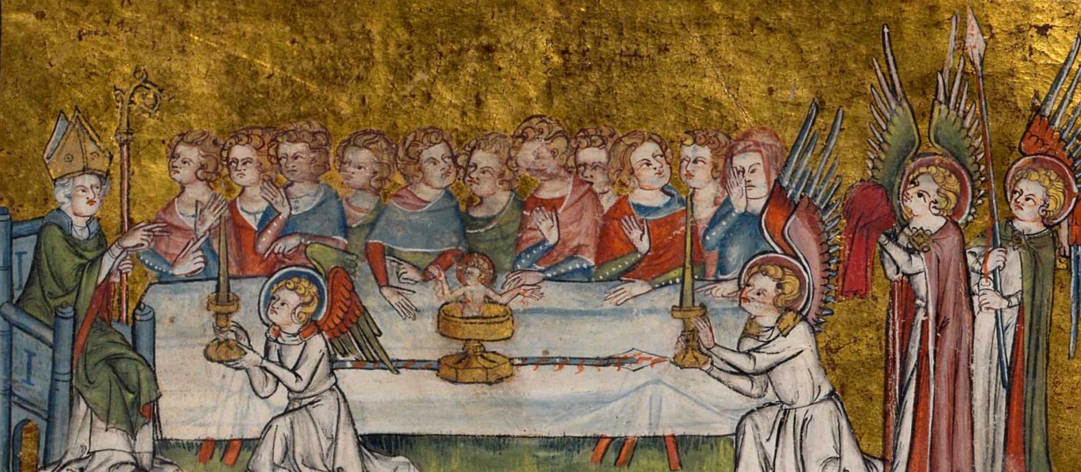 Les chevaliers à la table du Graal